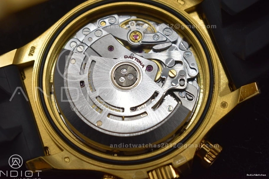 Strap SA Daytona Best Reliable YG Edition BTF on Dial Lume 1:1 116518 Rubber 764 Oysterflex 0314